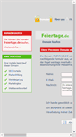 Mobile Screenshot of feiertage.de